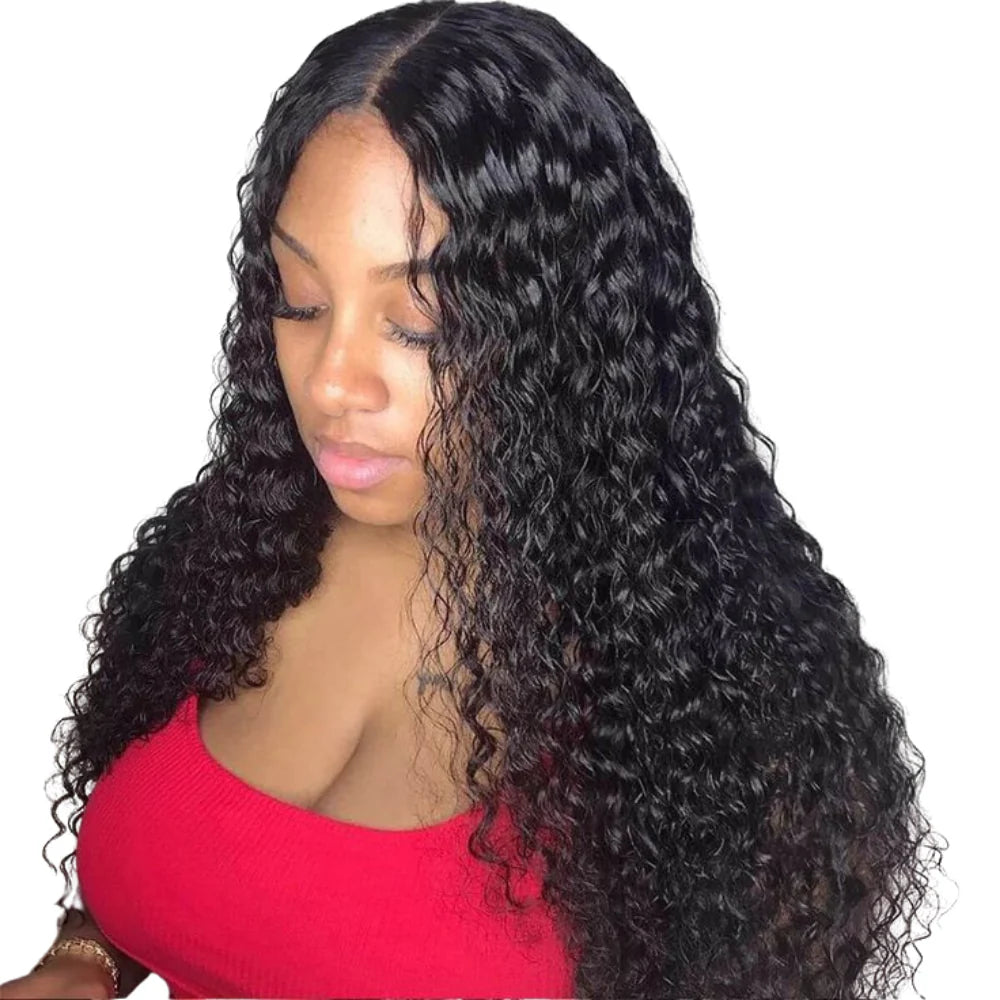 13x6 Lace Front Wig with Deep Wave Brazilian Human Hair