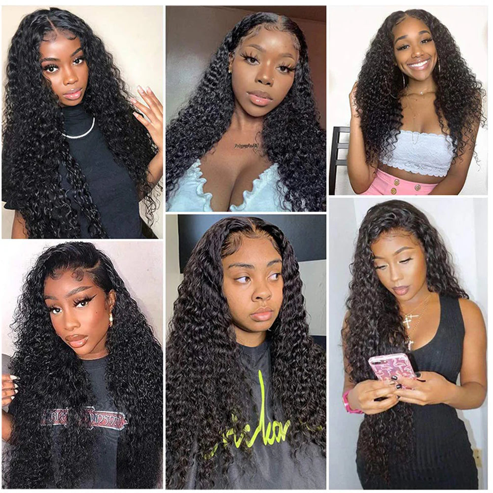 13x6 Lace Front Wig with Deep Wave Brazilian Human Hair