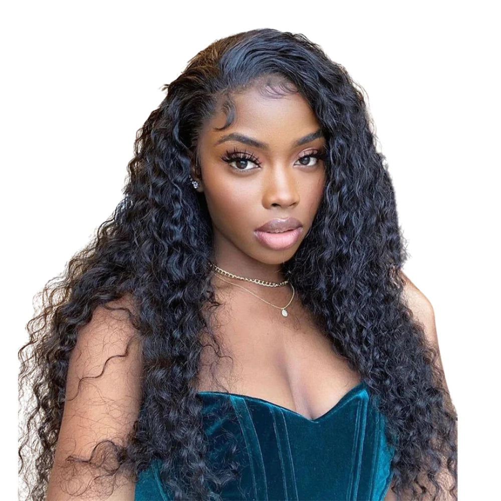 13x6 Lace Front Wig with Deep Wave Brazilian Human Hair