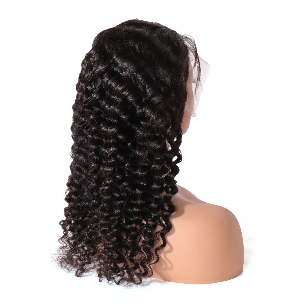 13x6 Lace Front Wig with Deep Wave Brazilian Human Hair