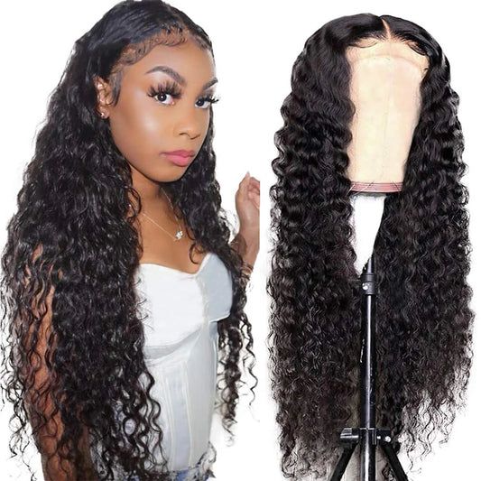 13x6 Lace Front Wig with Deep Wave Brazilian Human Hair