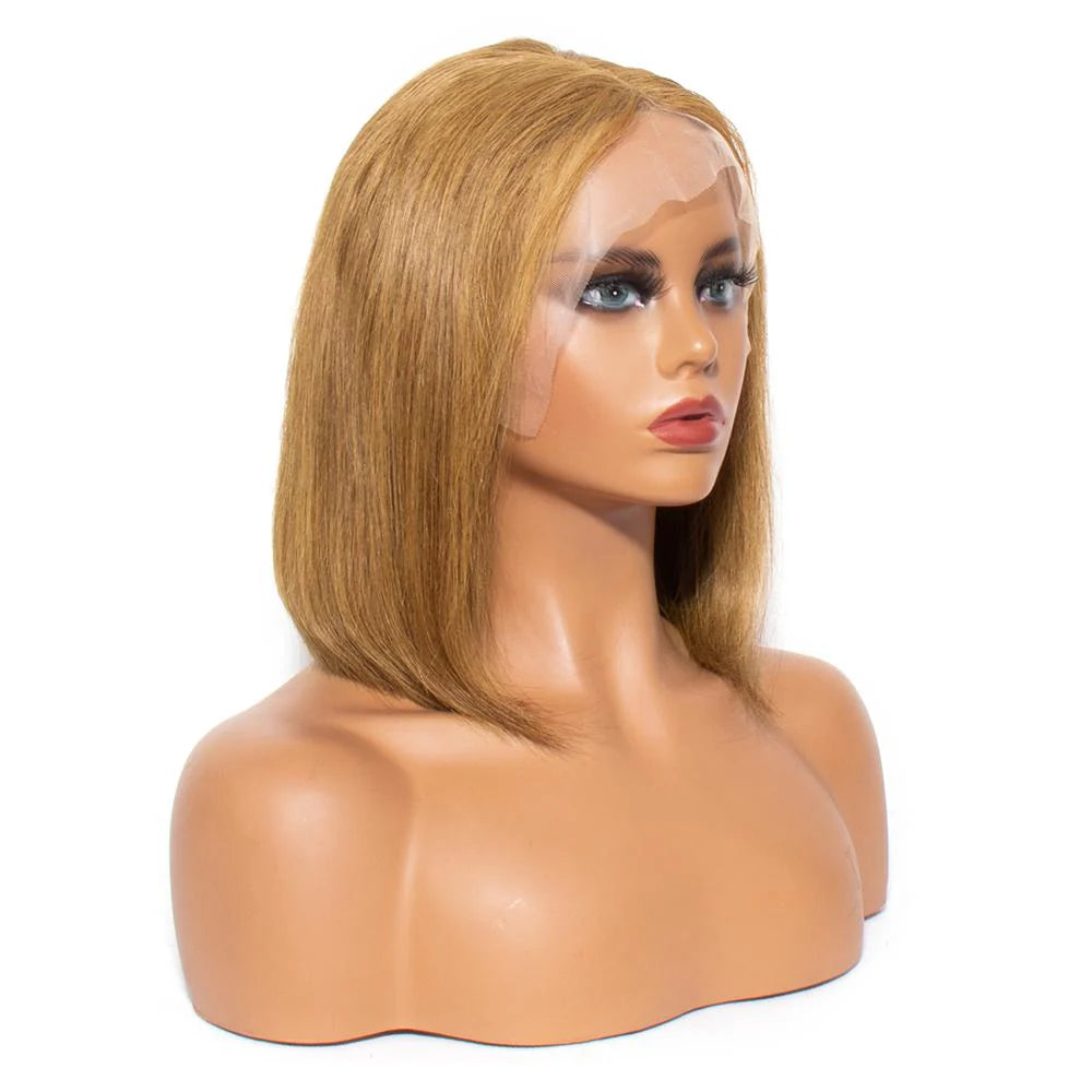 Sleek Straight Bob Wig | 13x4 Lace Front Human Hair