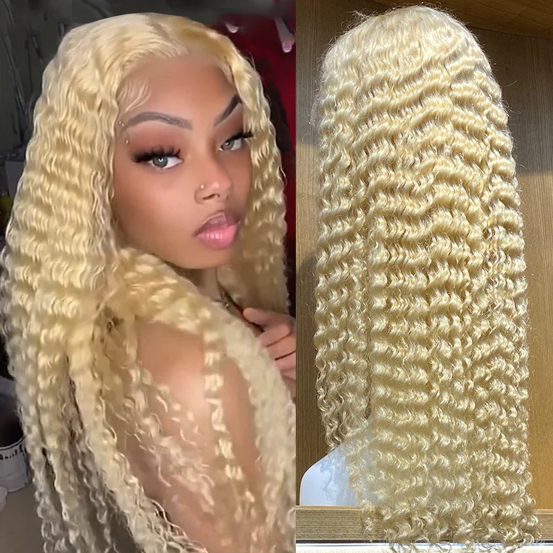 13x4 Blonde Deep Wave Lace Wig | Virgin Human Hair