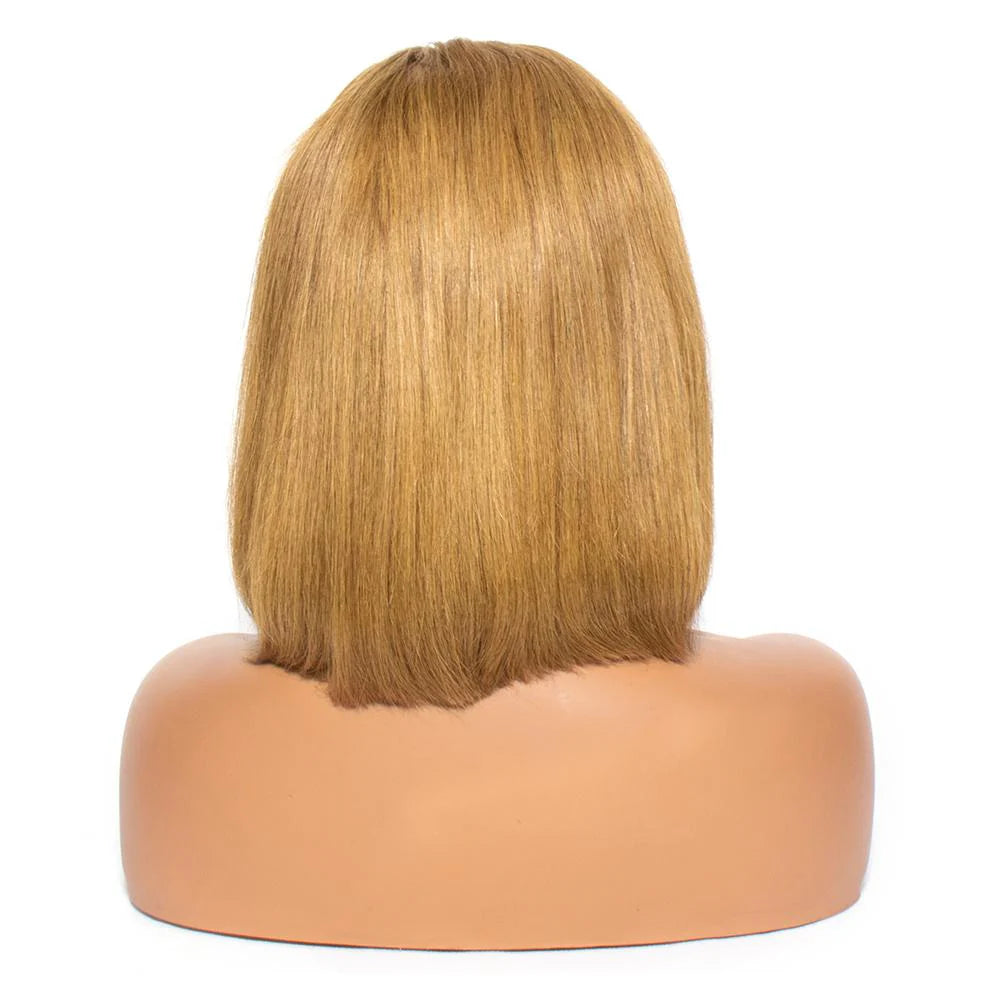 Sleek Straight Bob Wig | 13x4 Lace Front Human Hair