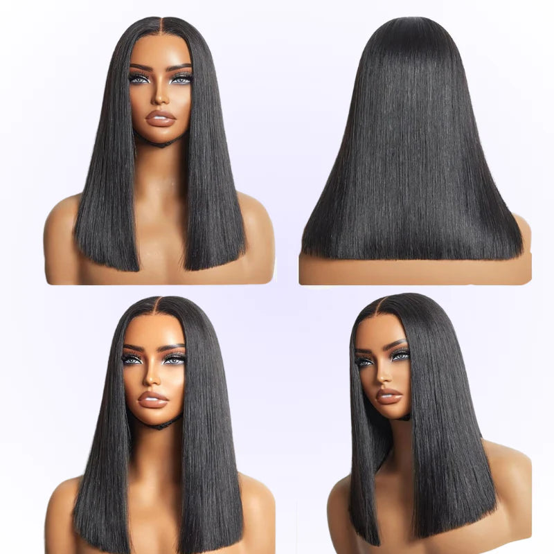 Raw Sleek Hair 2x6 Kim K Glueless Short Bob Wig