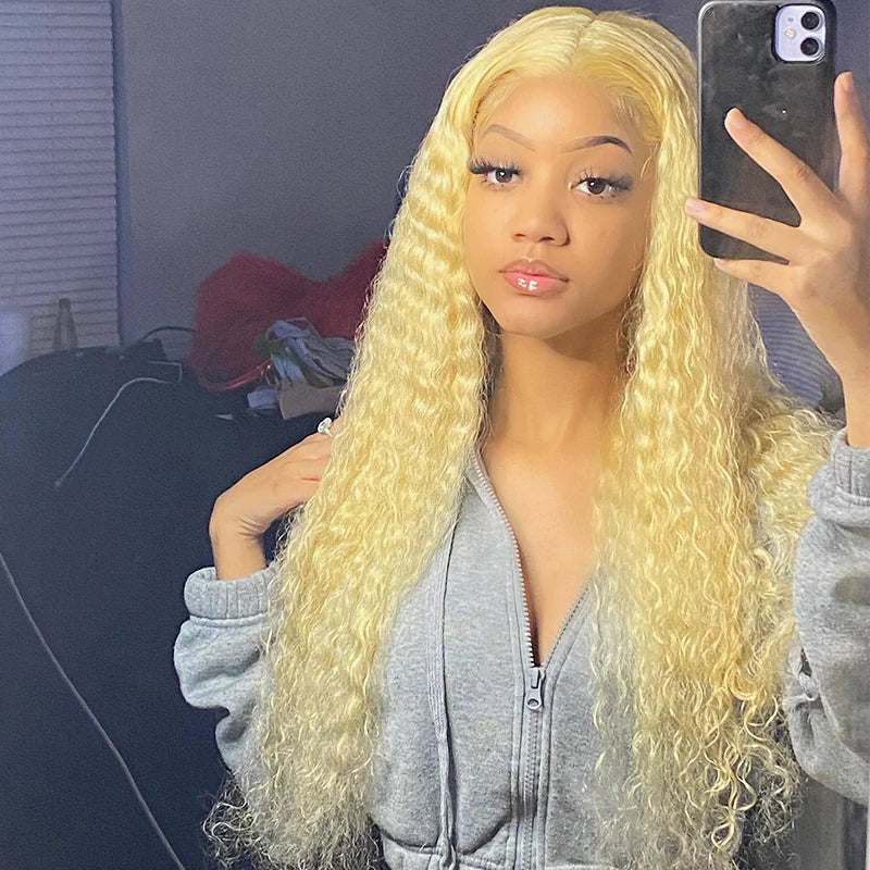 13x4 Blonde Deep Wave Lace Wig | Virgin Human Hair